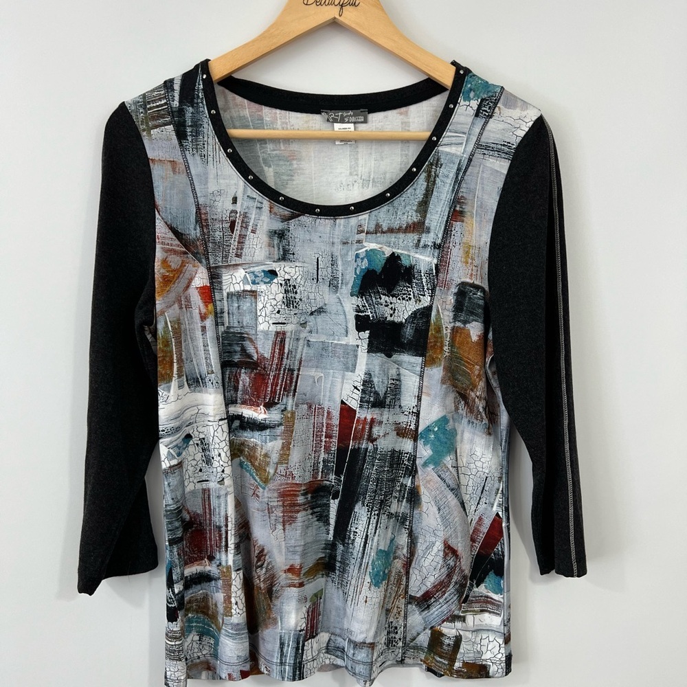 Abstract Print Women's Top